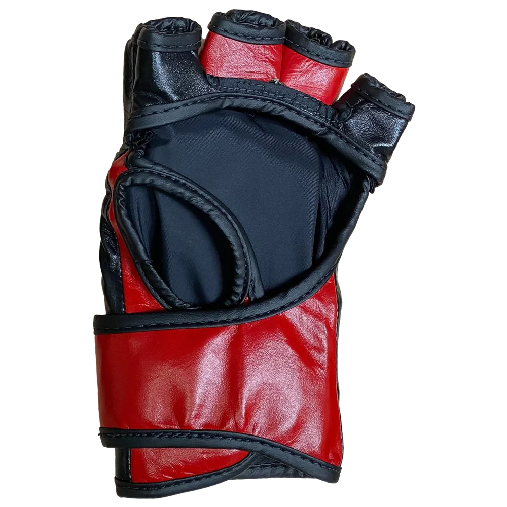 フェアテックス FGV12 ブラック/レッド MMAグローブ 親指なし
