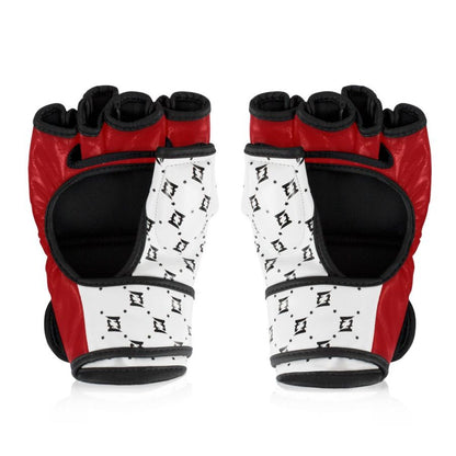 Fairtex オープンフィンガーグローブ FGV17 ホワイトレッド