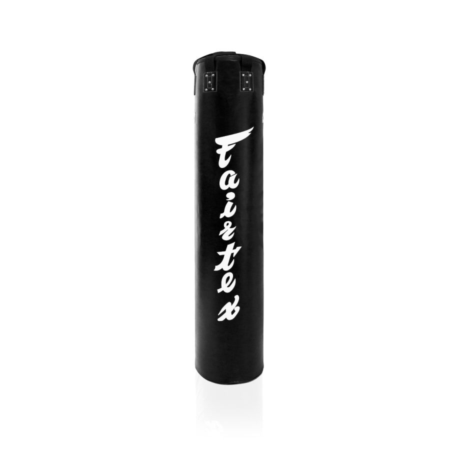 Fairtex ムエタイ バナナサンドバッグ HB6、6フィート、中身なし、Syntekレザー使用

