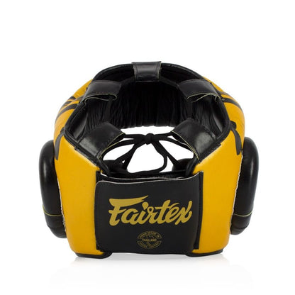 Fairtex フェアテックス ヘッドギア HG16 lace up ゴールド
