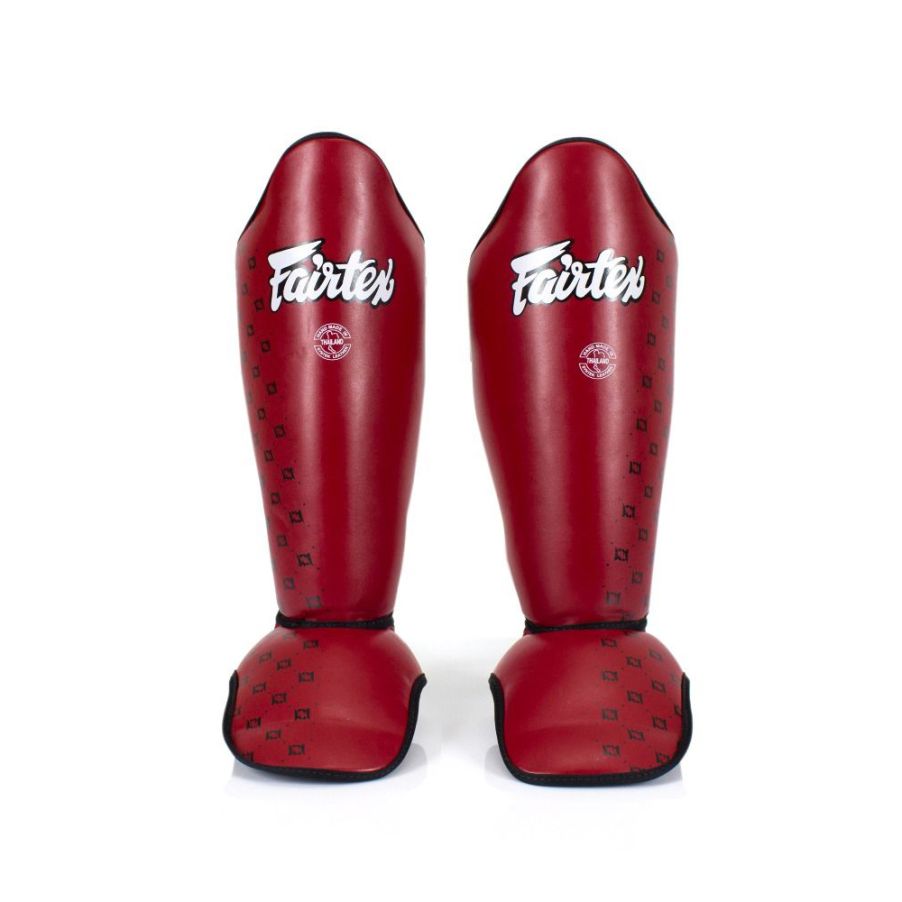 Fairtex レガース SP5 レッド ムエタイ・キックボクシング用
