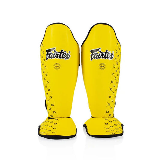 Fairtex レガース SP5 イエロー ムエタイ・キックボクシング用
